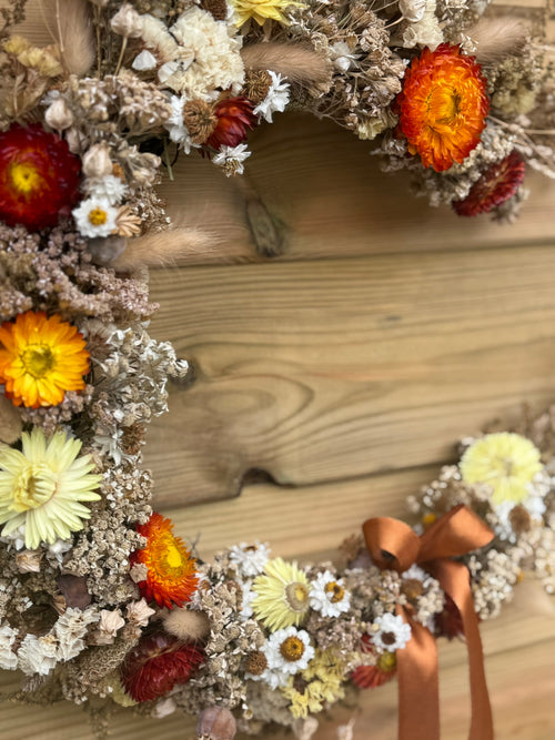 Crescent moon wreath