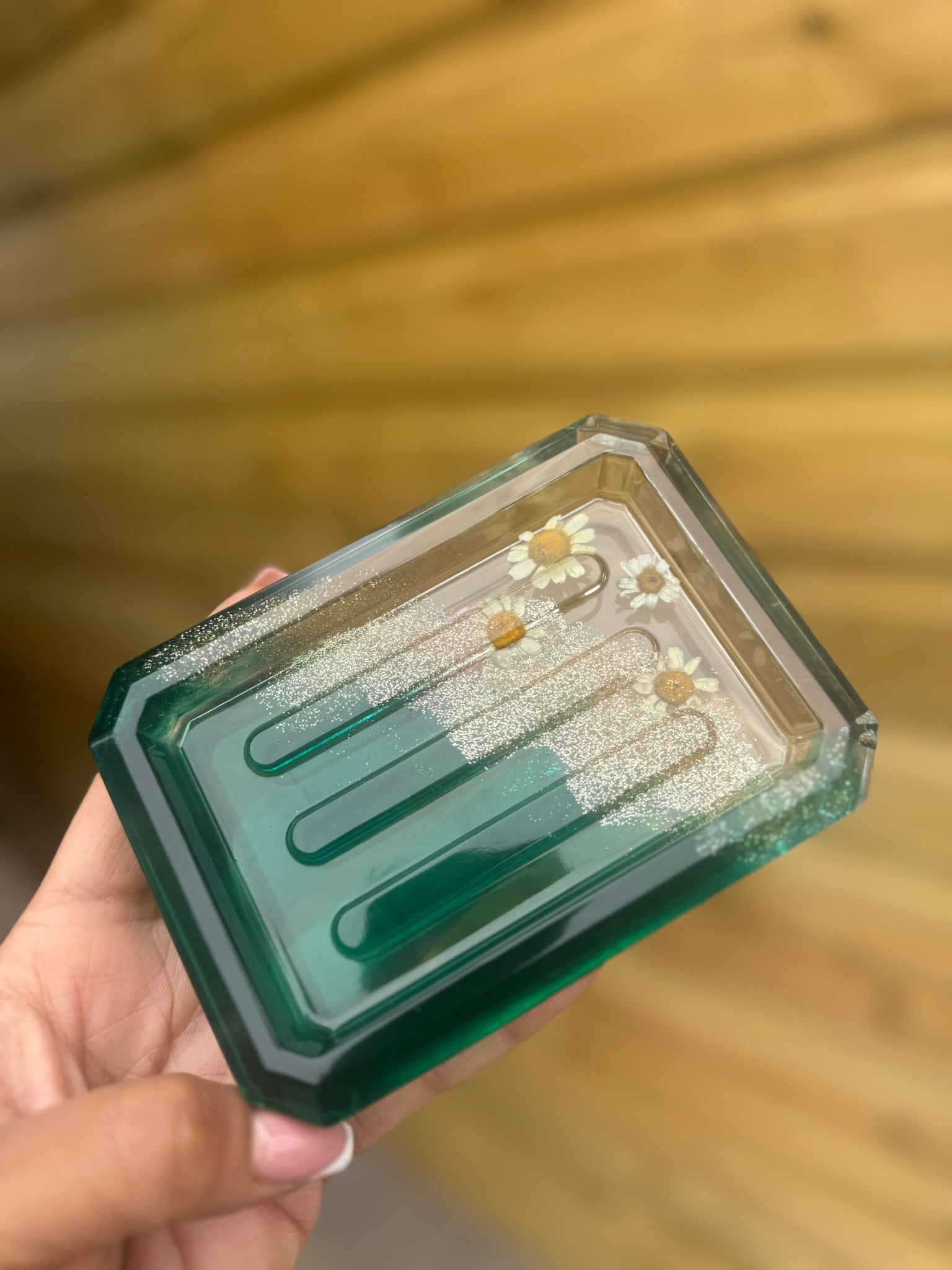 Dried Flower Soap Dish